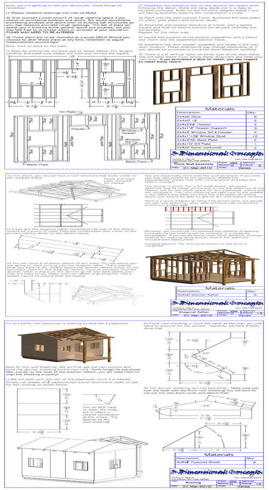 Plans For Playhouse 14